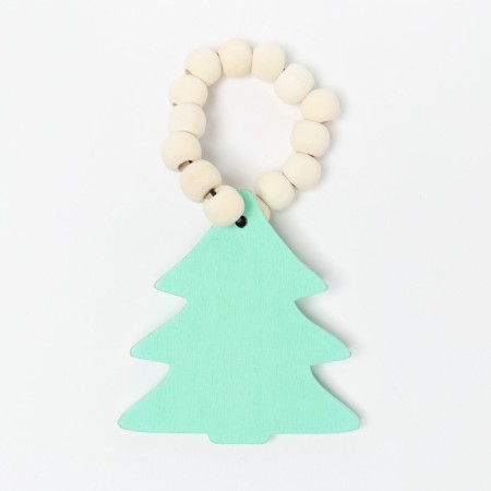 Ring for napkins "Christmas tree", col. Green, 6*7 cm, tree-2