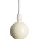 Lamp "Breeze" E27 40w beige 12x12x35cm