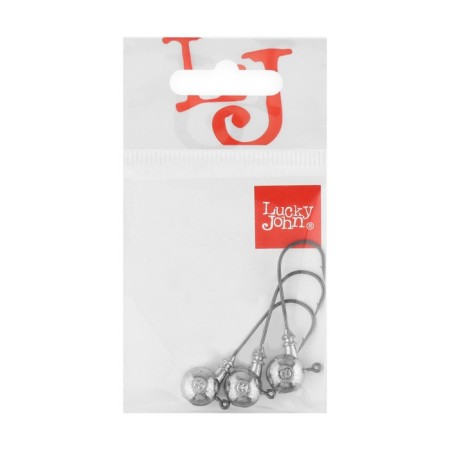 Lucky John Ball jig-heads, 8 g, BN color, 3 pcs.-1