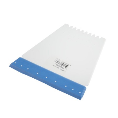 Scraper trapezoid, white-blue
