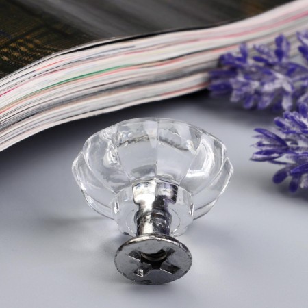 Pen for the casket metal "Crystal" set 2 pcs silver 2.5x2.8x2.8 cm-1