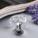 Pen for the casket metal "Crystal" set 2 pcs silver 2.5x2.8x2.8 cm