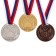 Prize medal 056 diam 5 cm. 1 place. The color of evil. With a ribbon