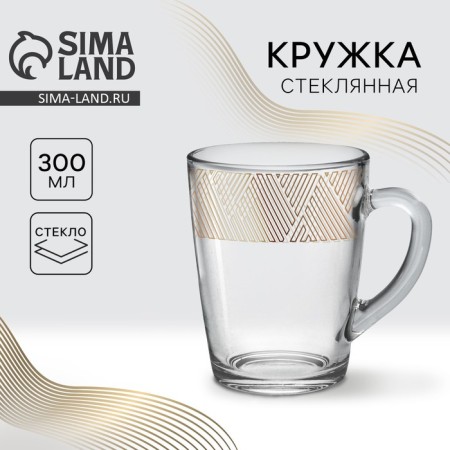 Glass Gold Gold Geometry, 300 ml