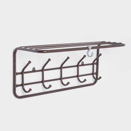 Ban with a shelf 60 cm, brown color