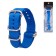 Solomon watch strap, 22 mm, l-27 cm, blue