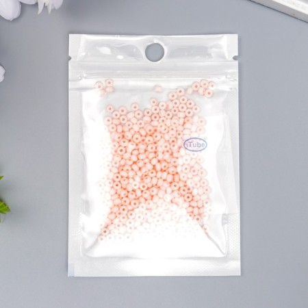 Glass 8/0 "Marshmallow. Matte. Apricot" 10 g-2