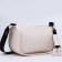 Cross-Bodi Bag on a zipper, beige color