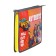 A4 notebook folder, with a zipper, with a metallic effect, transformers