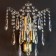 Sconces Citilux "Selena" CL302323, 26x30 cm, 2x40W, E14, brown color
