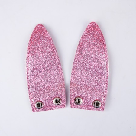 Baby backpack for girls with sparkles "Bunny", Removable elements, 27x23x10 cm-5