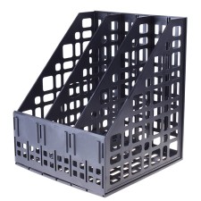 Capital, vertical, 3 compartments, black