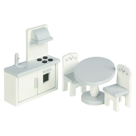 Duke Paramo Doll Wooden "Staisi Avenue", three -story, with furniture-14