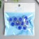 Acrylic Sharl Suspension "Matte Blue 2,1x1.6 cm
