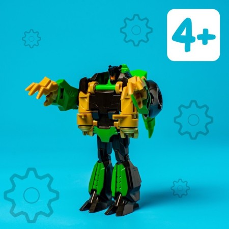 Dinosaurus robot, transformed by one movement-6