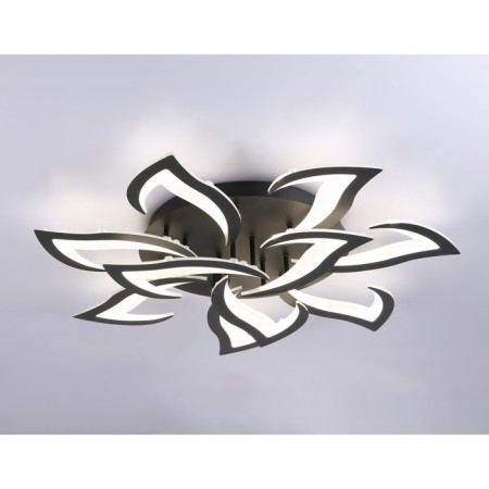 LED ceiling LED with Ambrella Light, Original, FA4474, 10XLED, 112 W, 8400LUM, 3000-6400K, Black Black Color-1