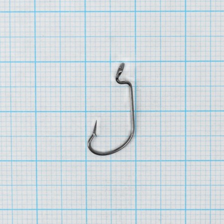 Offset hook Nautilus offSet Big Eye Series Worm 1005, No. 8, 10 pcs.-1