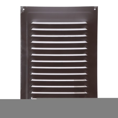 Ventilation grate Zein Lux RM2030KR, 200 x 300 mm, with a grid, metal, brown-6