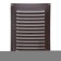 Ventilation grate Zein Lux RM2030KR, 200 x 300 mm, with a grid, metal, brown