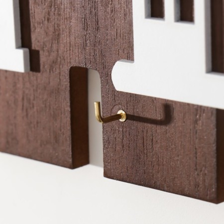 Decorative tree hooks "houses" 2.5x34x16 cm-2