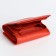 Women's wallet on a magnet, coral color