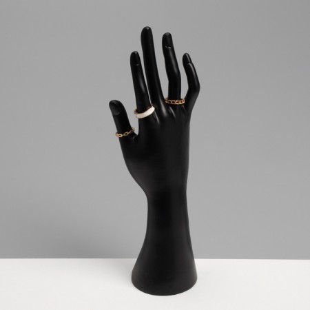 Stand for jewelry "Hand" 7.5 × 6 × 24, black color-1