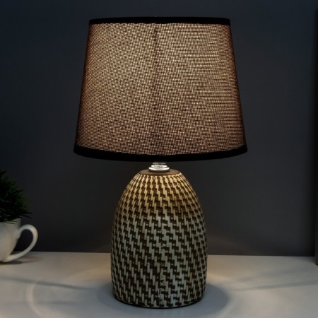 Highboard lamp with a lampshade "Brown slavery" E14 18x18x29 cm Risalux-2