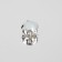 Rhinestones are sewing "circle", in the frame, d = 10 mm, 20 pcs, the color is white opal