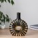 VAZ Coramics Table "Caydn" stripes, 24.5 cm, black