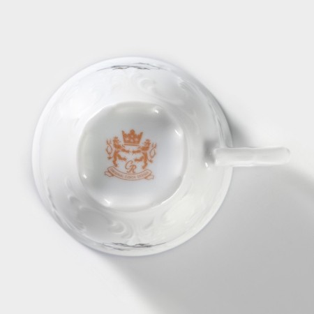 Coffee cup "Rococo geese", 170 ml, porcelain-3