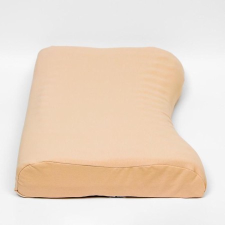 Orthopedic pillow NT PS-07 "Massage", for adults, with a memory effect and a recess under the shoulder, 55x36 cm, rollers 10/7 cm-10