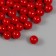 Set of beads "Pearls" d 10 mm, 250 gr, red