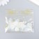 Decor for creativity Plastic "Heart" holography White set 20 pcs 1.6x1.6 cm