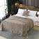 Aville cover, size 220x240 cm, beige color