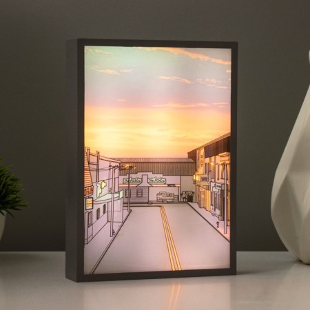 Nightlight "Sunset" LED 3W white 3.5x15.5x21.5 cm Risalux