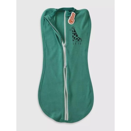 Diamond cocoon with a Rant NewBorn cap, height 62 cm, color green ocean-1