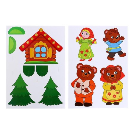 3D designer "Folk tales, three bears"-3