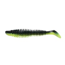 Vibro -high -end Yaman Pro Arris Shad, p. 10.15 cm, color #32 - Black Red Flake