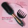 The comb massage, rubberized pen, 5 × 24 cm, black/golden color