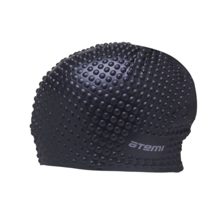 ATEMI BS20 swimming cap, silicone, black color-1
