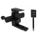 Bath mixer Zein Z3837, one -leaf, shower set, black