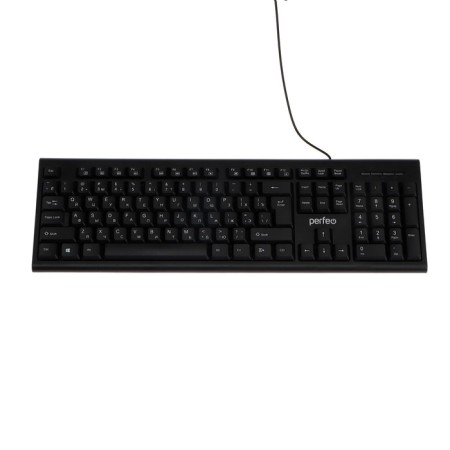 Perfeo "Classic" keyboard, wired, membrane, 104 keys, USB, black-1