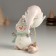 Souvenir Polystone "Snowman with a bird on high legs" 11x7.5x13 cm