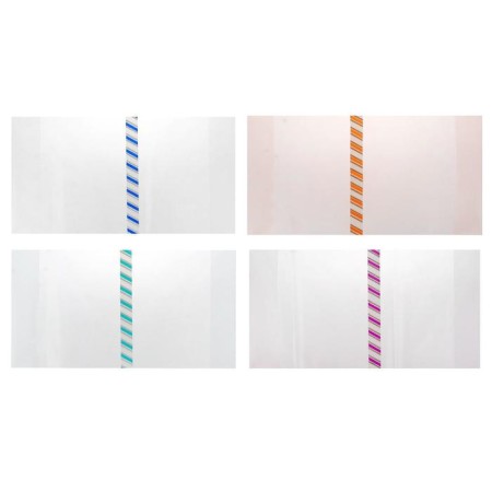 Set of covers PE 10 pieces, 208 x 400 mm, 140 μm, for notebooks, universal, with bookmarks, mix-1