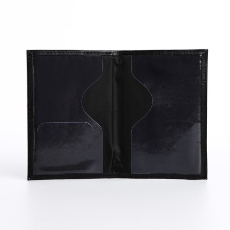 Cover for passport, black color-4