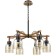 CALMA chandelier, 6x60W E27, black color