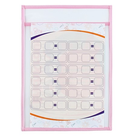 A4 drawing folder, Erichkrause "Write-Write", plastic, pink, in the bag-2