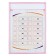 A4 drawing folder, Erichkrause "Write-Write", plastic, pink, in the bag