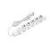 Network filter, 5 nests, 1.5m, s/h, with curtains, with an off, 2200W, 10A, white, 32574 1, Duwi