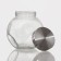 Glass jar for bulk products with a metal cover "Twist", 1.6 l, 15.5 × 11.5 × 16 cm